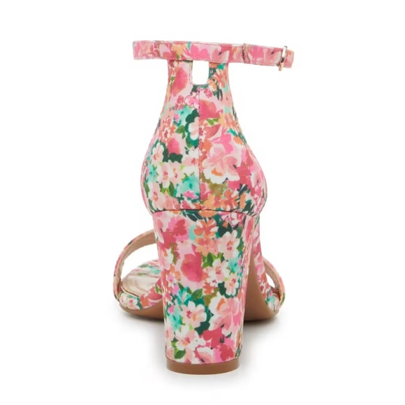 Kelly & Katie Hailee Sandal - Floral pink heel - Picture 7 of 11